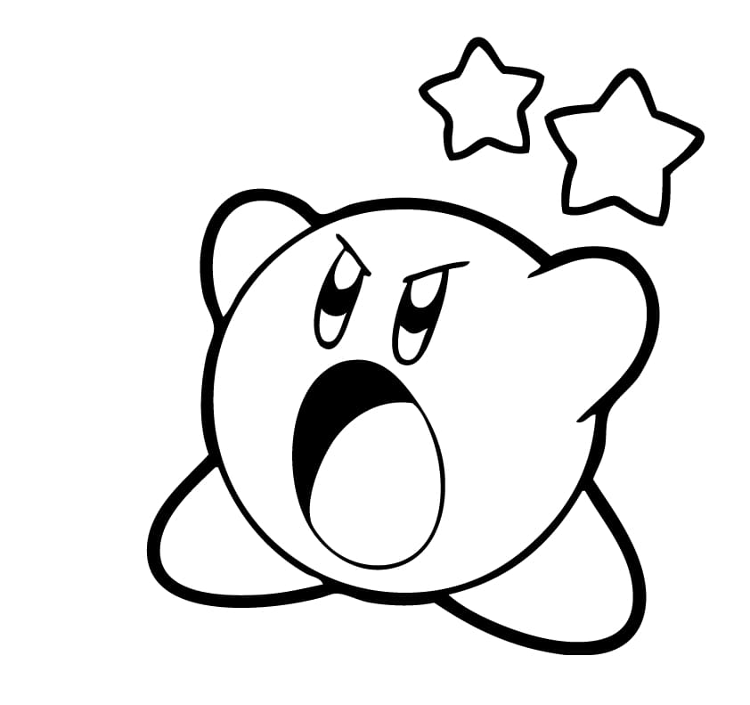 Kirby coloring pages