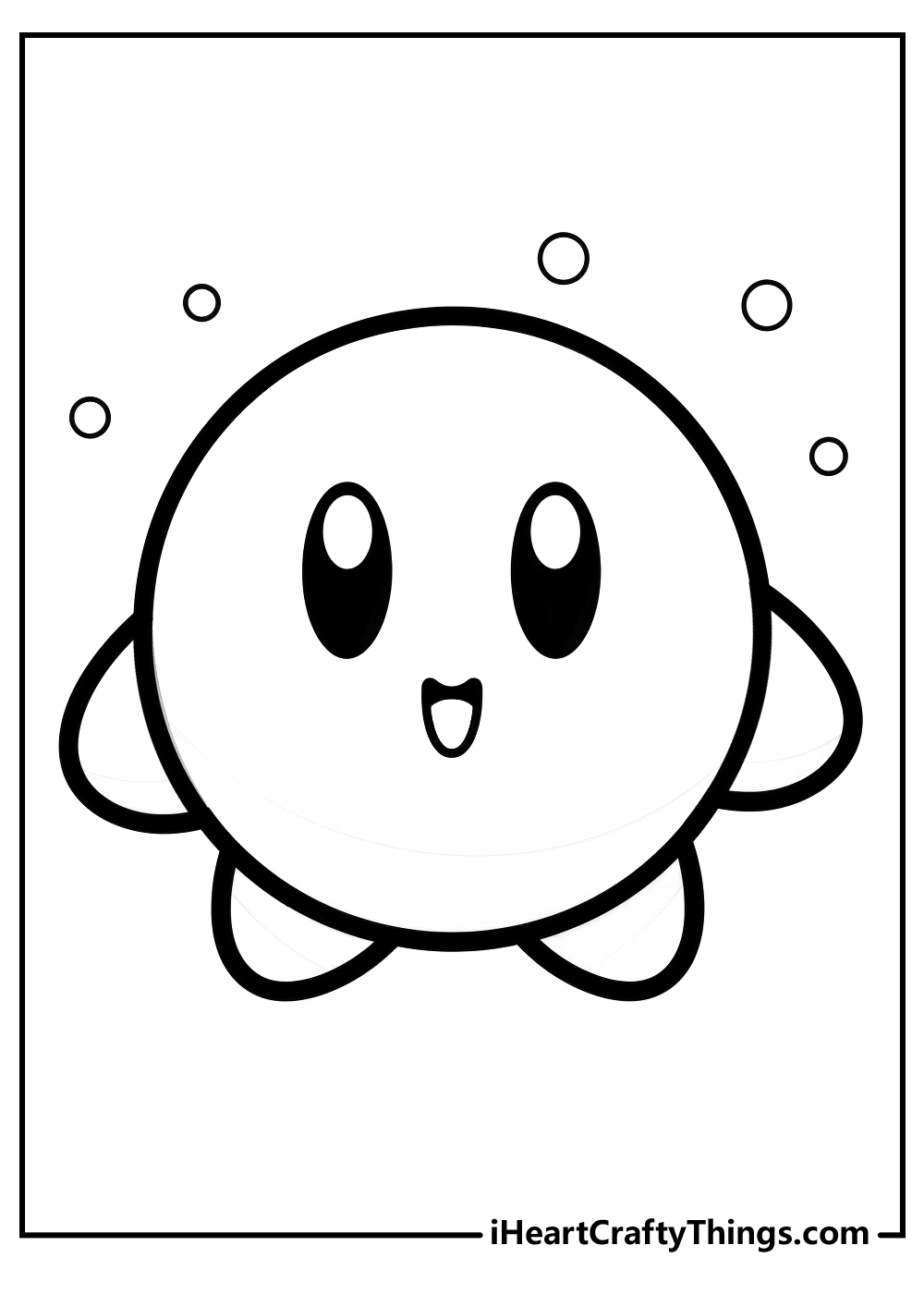 Kirby coloring pages free printables