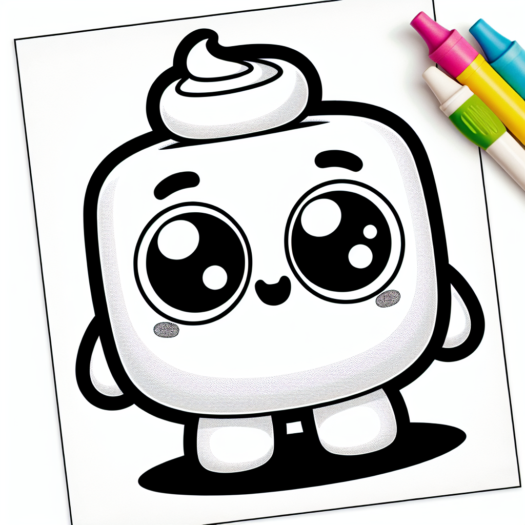 Kirby coloring pages â custom paint by numbers