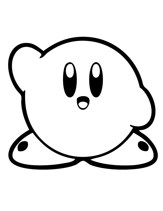 Kirby coloring pages to download and print for free