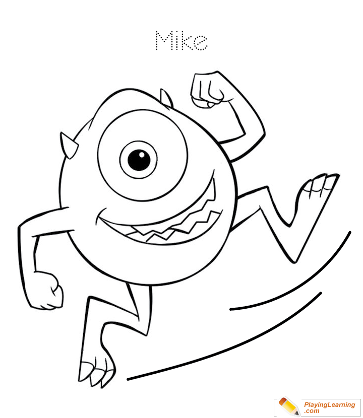 Monsters inc coloring image free monsters inc coloring image