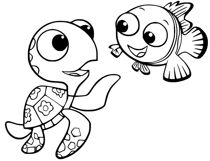 Finding nemo coloring pages printable for free download