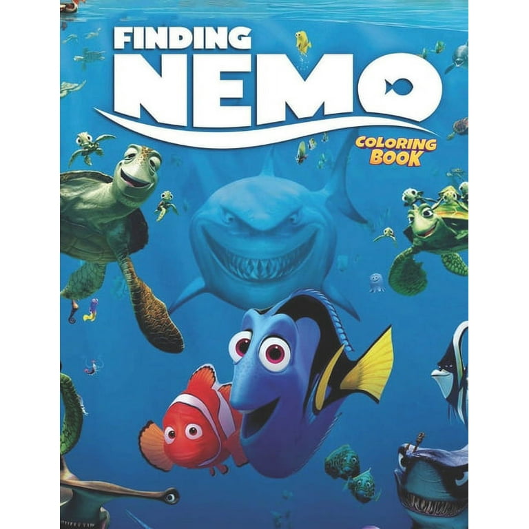 Finding nemo coloring book amazing coloring book for fans of finding dory with easy coloring pages in high