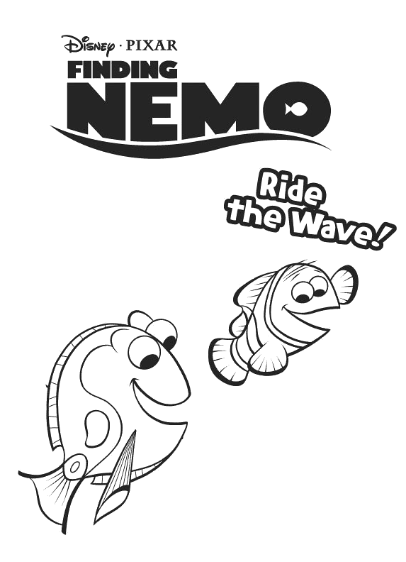 Best finding nemo coloring pages for kids