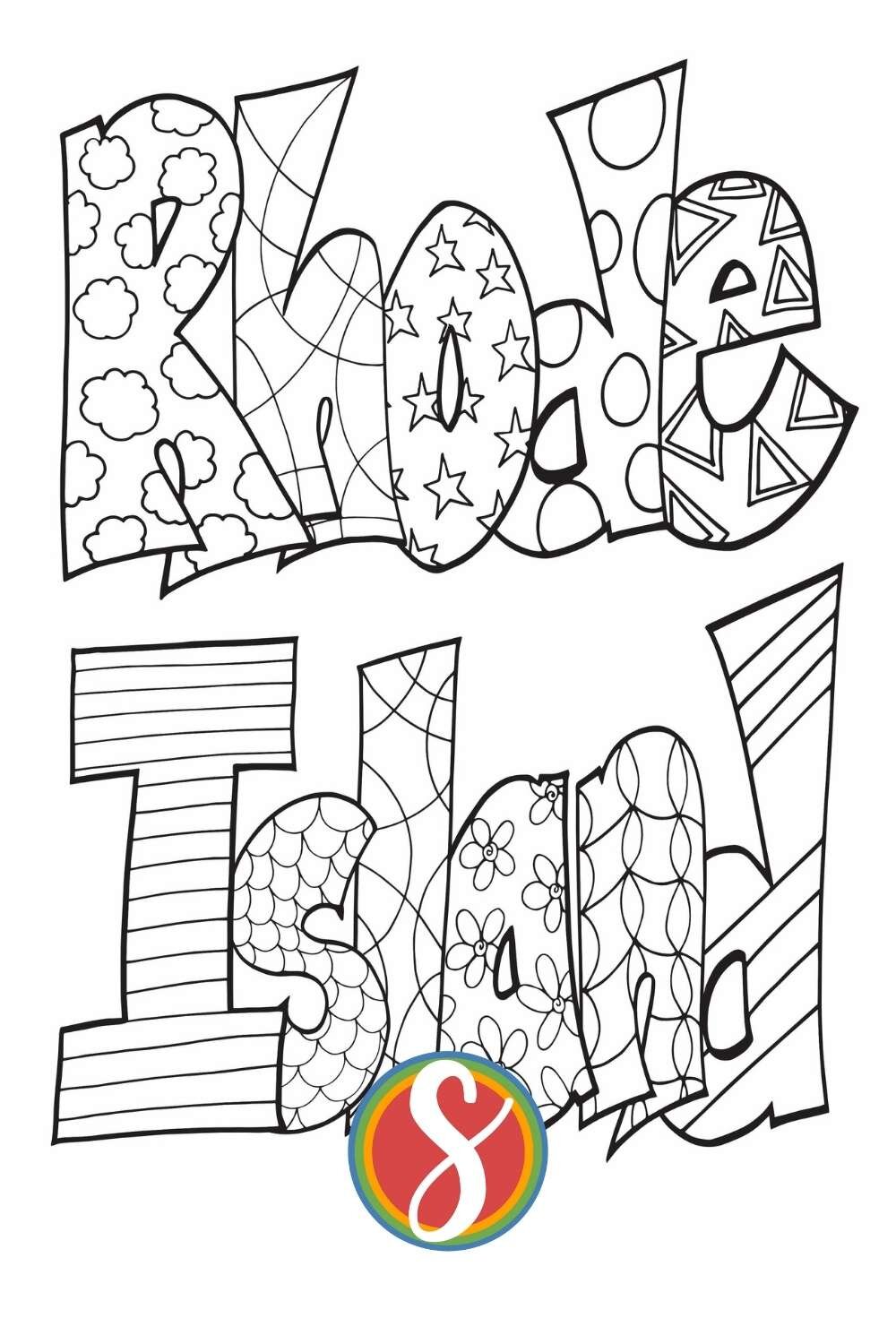 Free rhode island coloring pages â stevie doodles