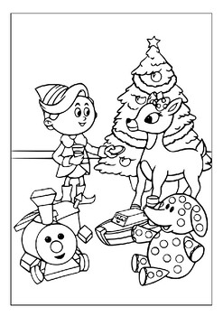 Celebrate the festive season with printable rudolph coloring sheets pages