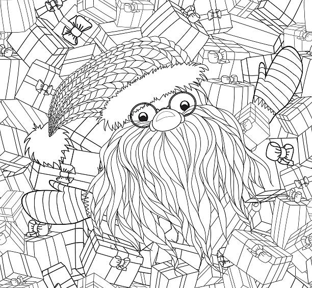 Adult coloring pages mittens stock illustrations royalty