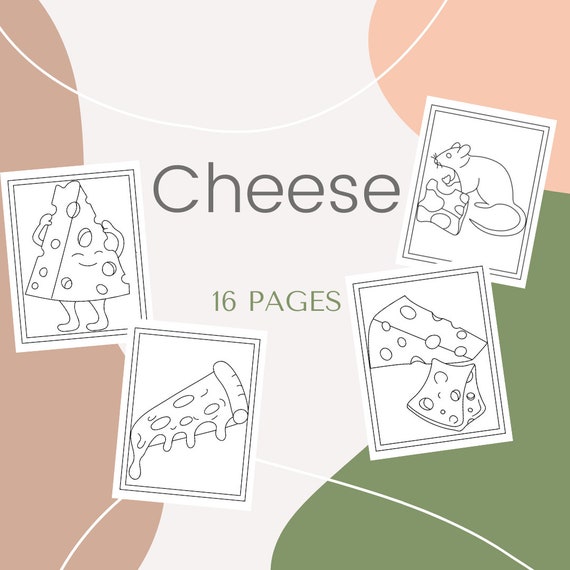 Cheese printable pages