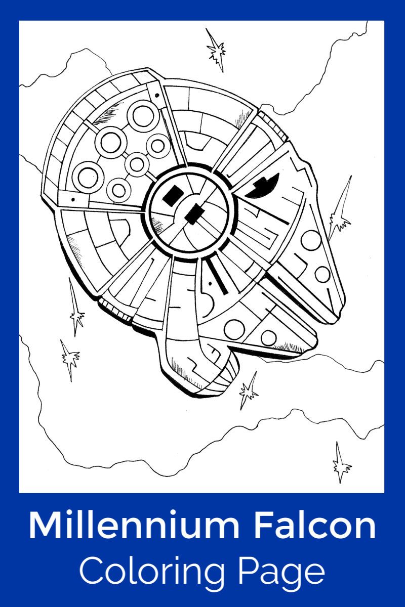 Free printable millennium falcon coloring page millenniumfalcon starwars starwarscoloringpage coloring pages millennium falcon bear coloring pages