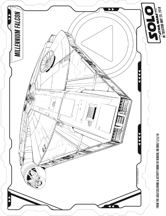 Solo a star wars story coloring pages