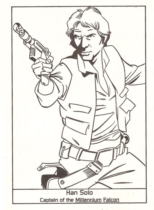 Make your own star wars adventure with vintage s coloring pages