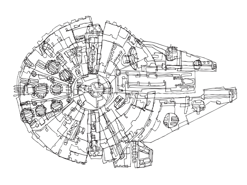 Millennium falcon by liam smith on