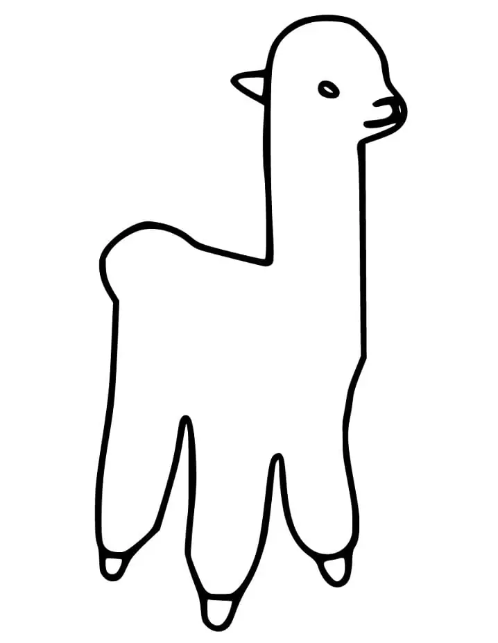 Vicuna coloring pages