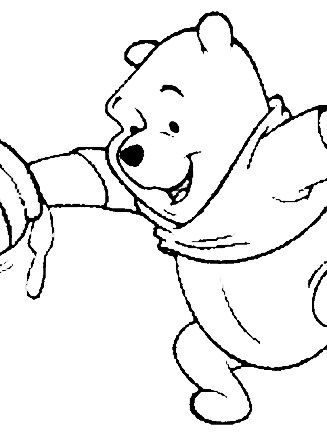 Winnie the pooh coloring page