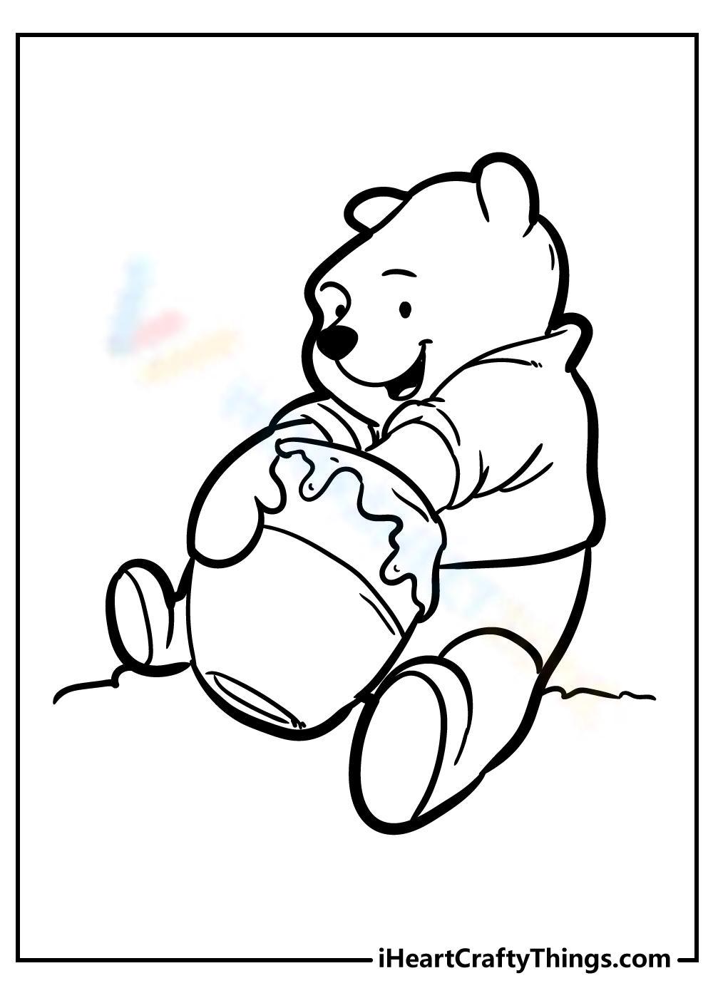 Free printable winnie the pooh coloring pages for kids