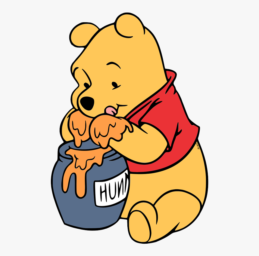 Winnie the pooh hunny pot coloring page hd png download transparent png image