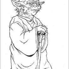 Old yoda coloring pages