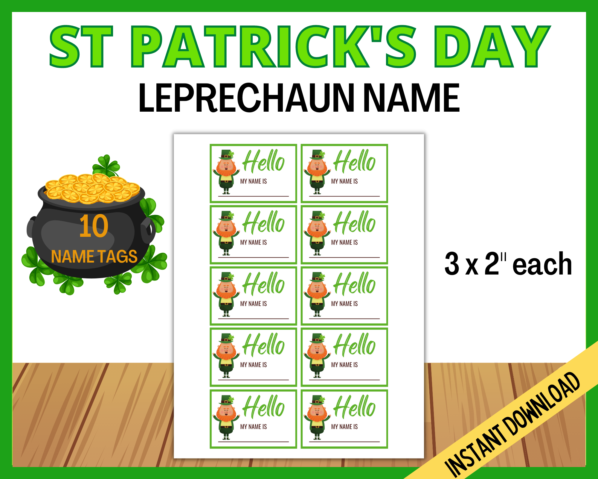 St patricks day whats your leprechaun name