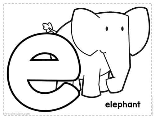 Alphabet coloring pages