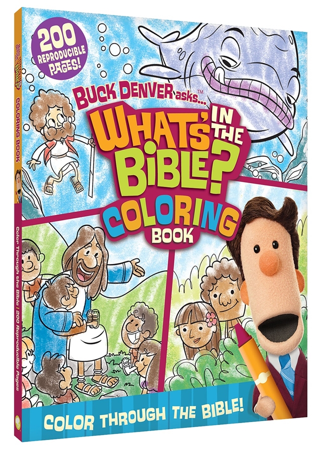 Buck denver asks whats in the bible coloring book