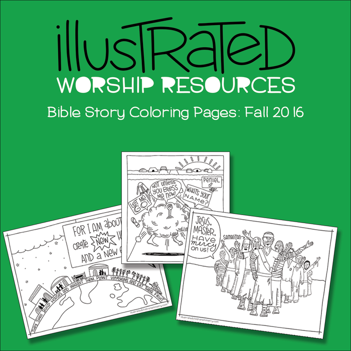 Bible story coloring pages fall â illustrated ministry