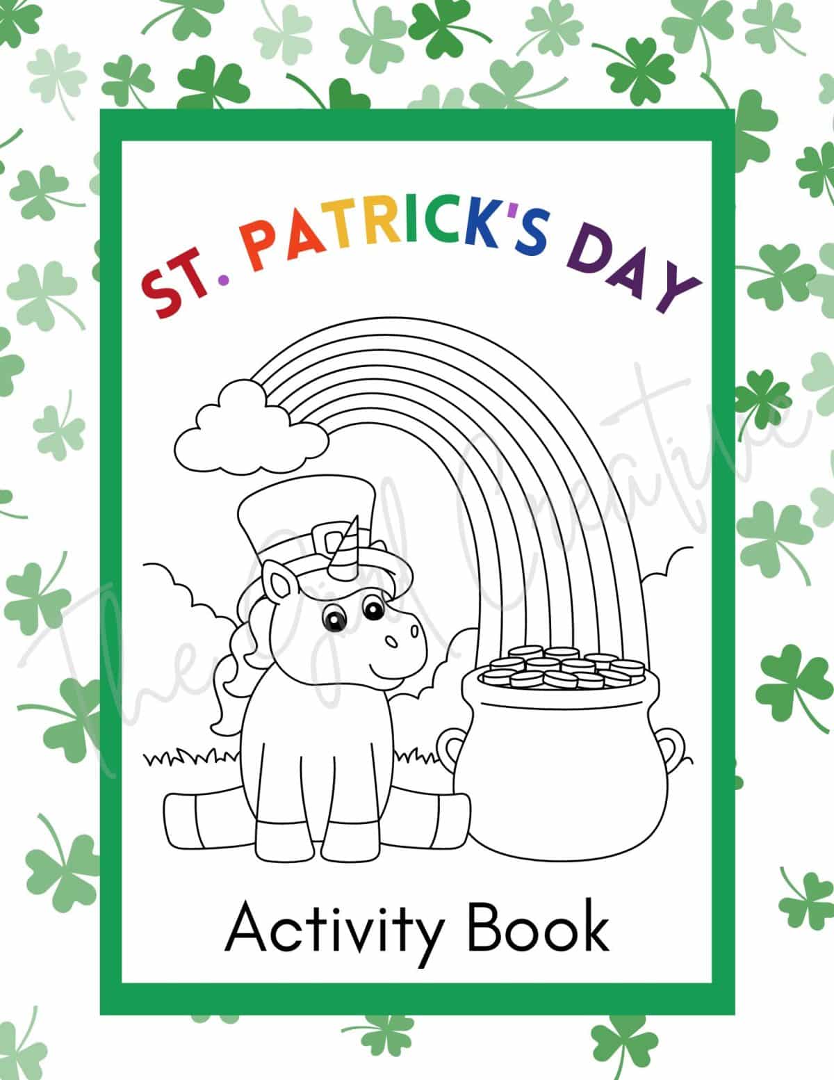 Free printable st patricks day activity book