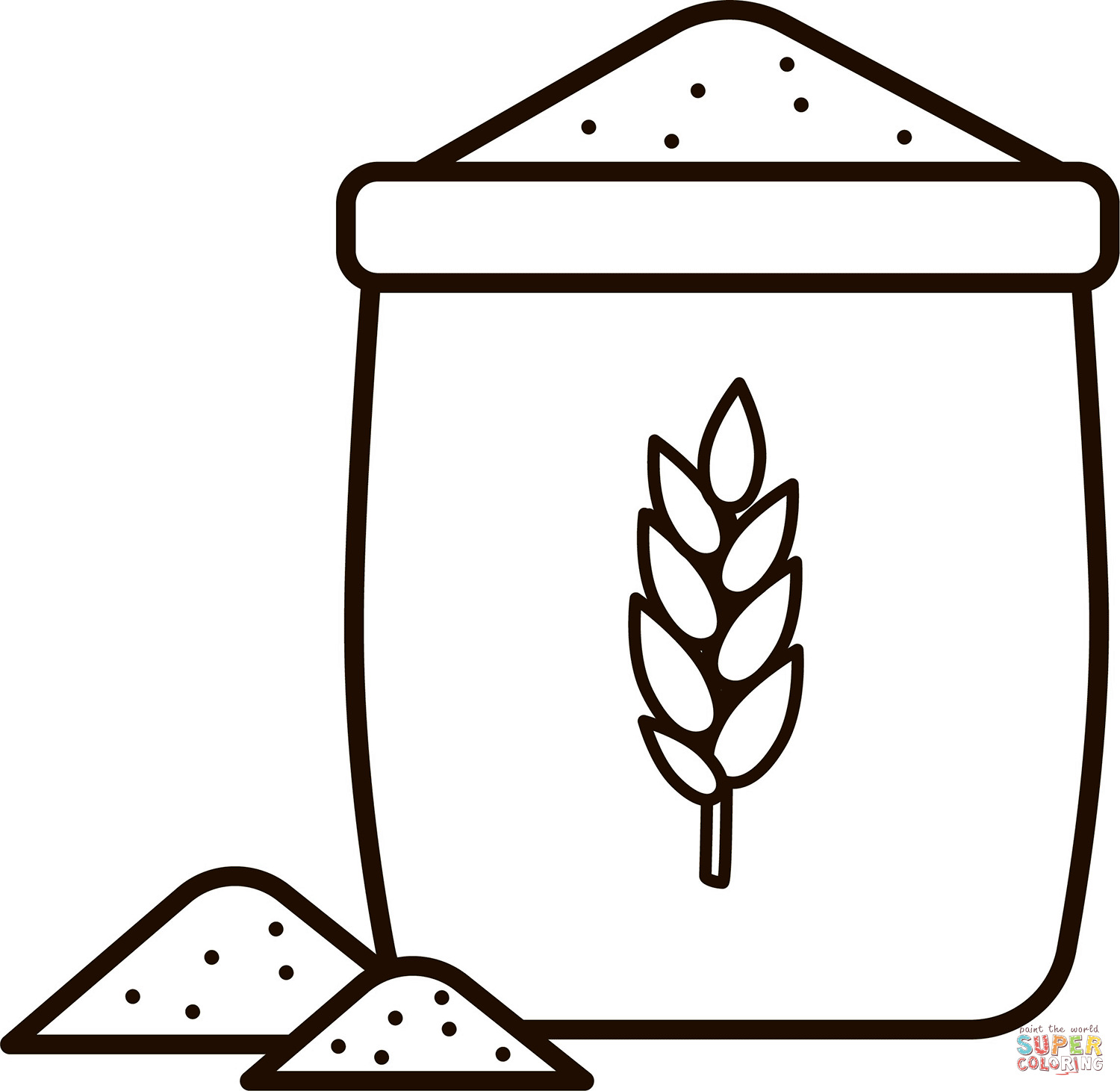 Flour coloring pages printable for free download