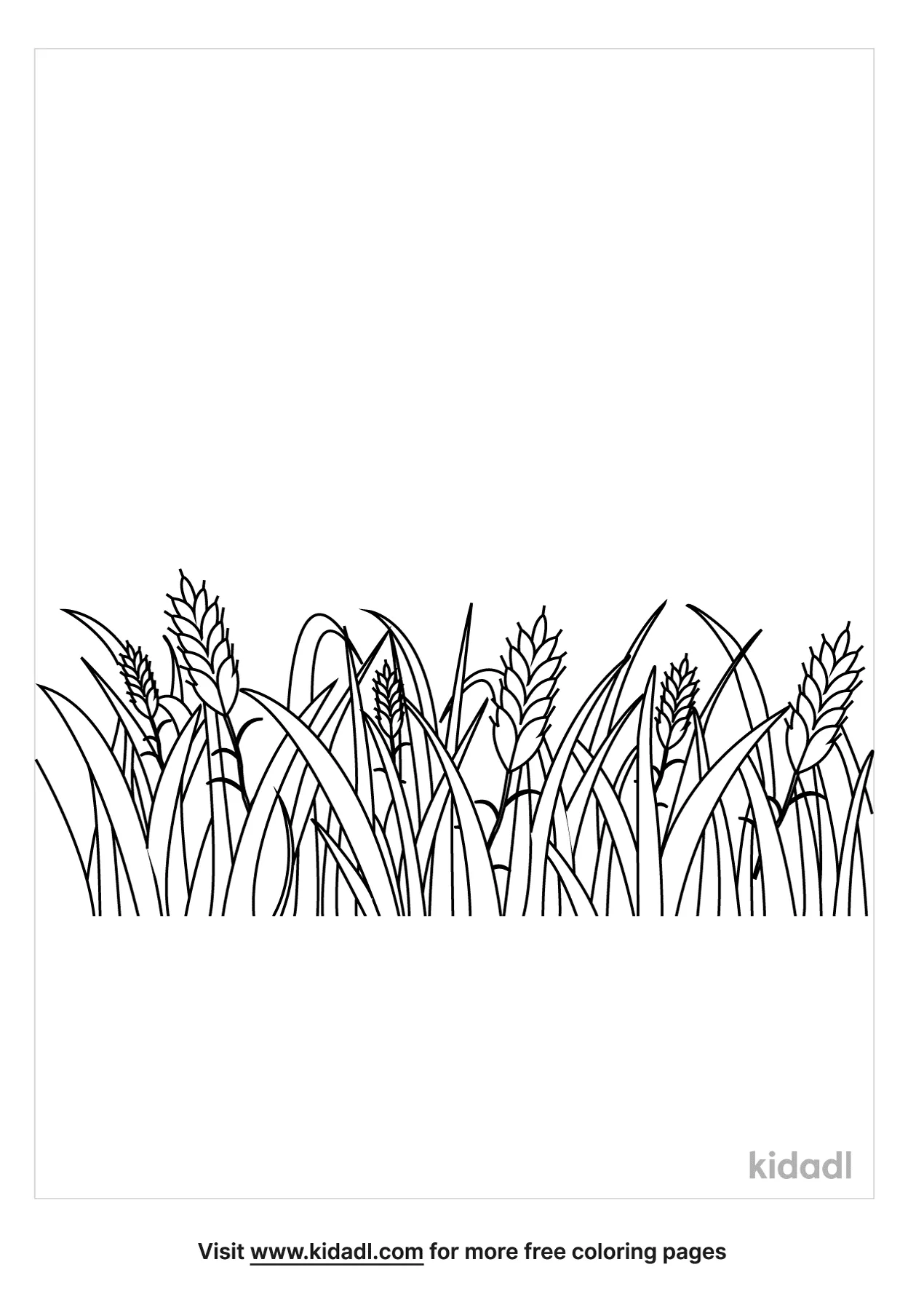 Free wheat field coloring page coloring page printables