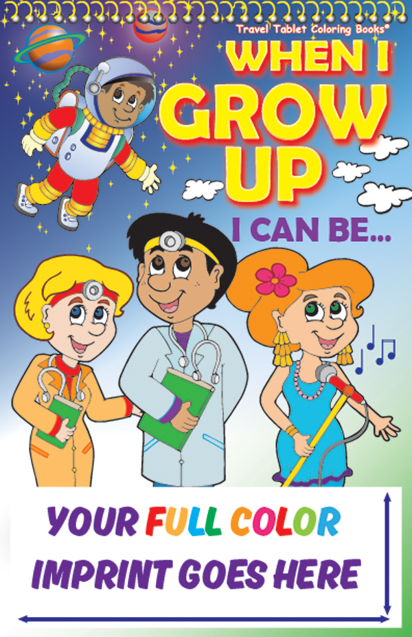 When i grow up imprint tablet coloring book