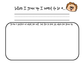 When i grow up careers coloring sheet by buckeye school counselor