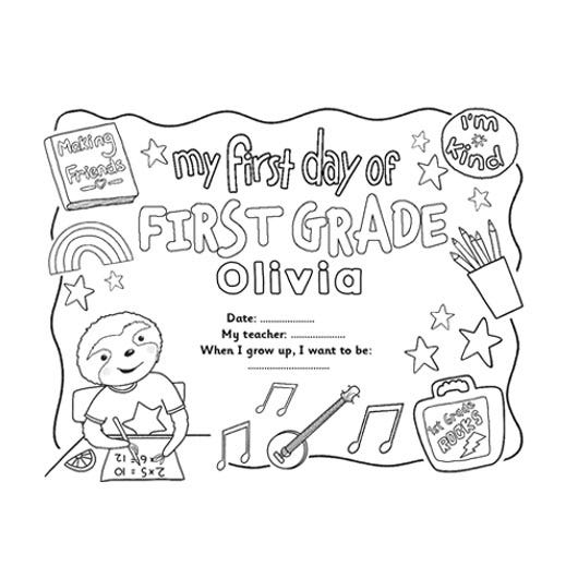 Personalized coloring pages llc