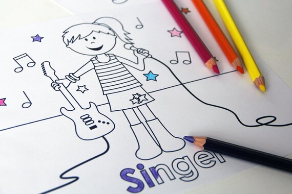 Printable coloring pages when i grow up