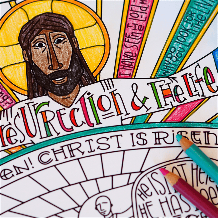 Easter coloring pages volume â illustrated ministry