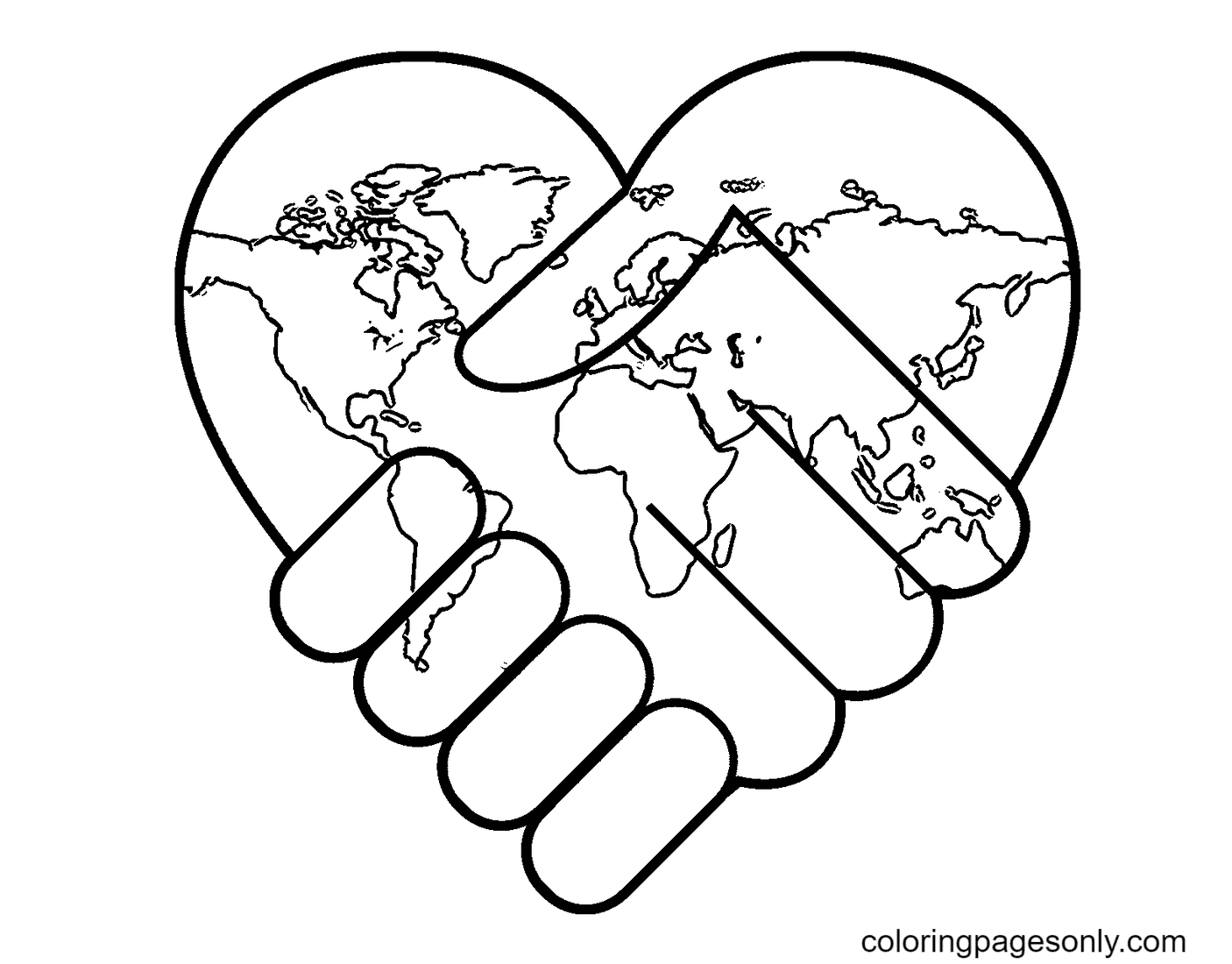 International day of peace coloring pages printable for free download