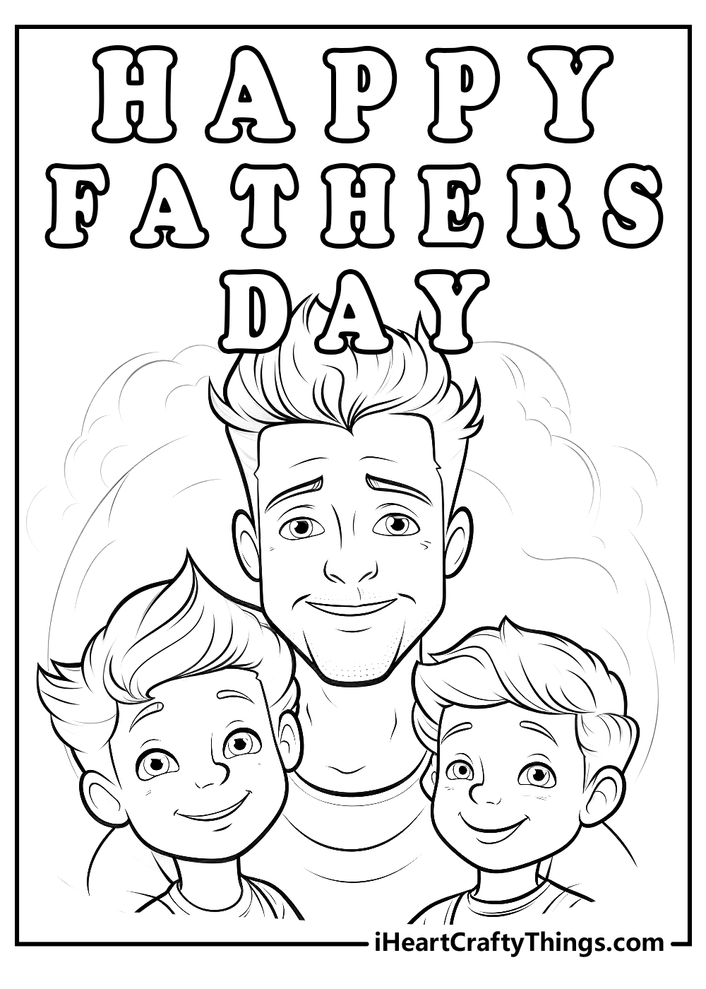 Fathers day coloring pages free printables