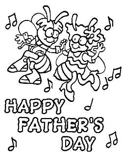 Fathers day free coloring pages