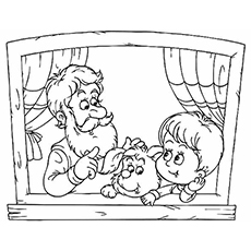 Top grandparents day coloring pages for your little ones