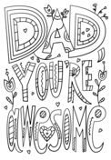 Fathers day coloring pages free coloring pages