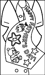 Fathers day free coloring pages