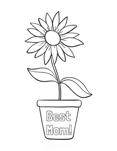 Free printable mothers day coloring pages for kids