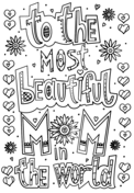 Mothers day coloring pages free coloring pages