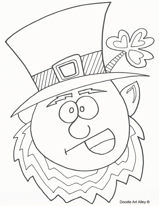 St patricks day coloring pages