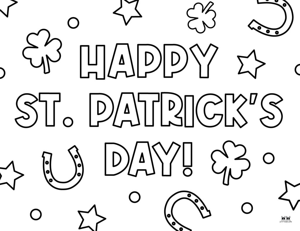 St patricks day coloring pages