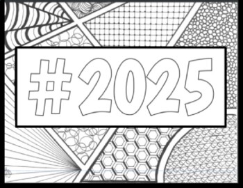 Zentangle coloring page