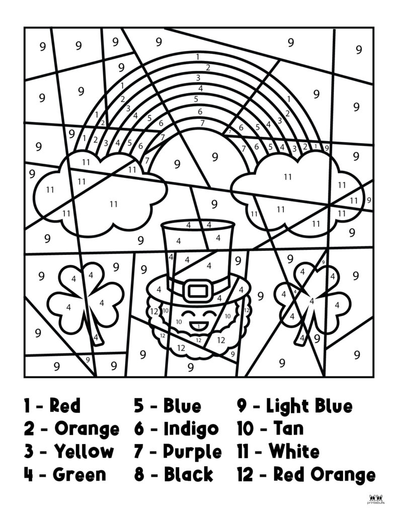 St patricks day coloring pages