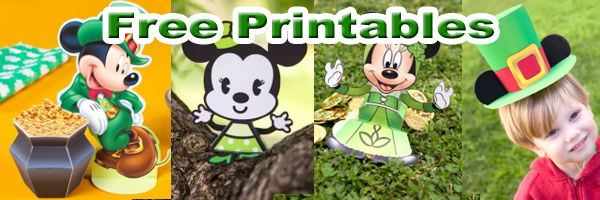 Free disney st patricks day printables and activities â