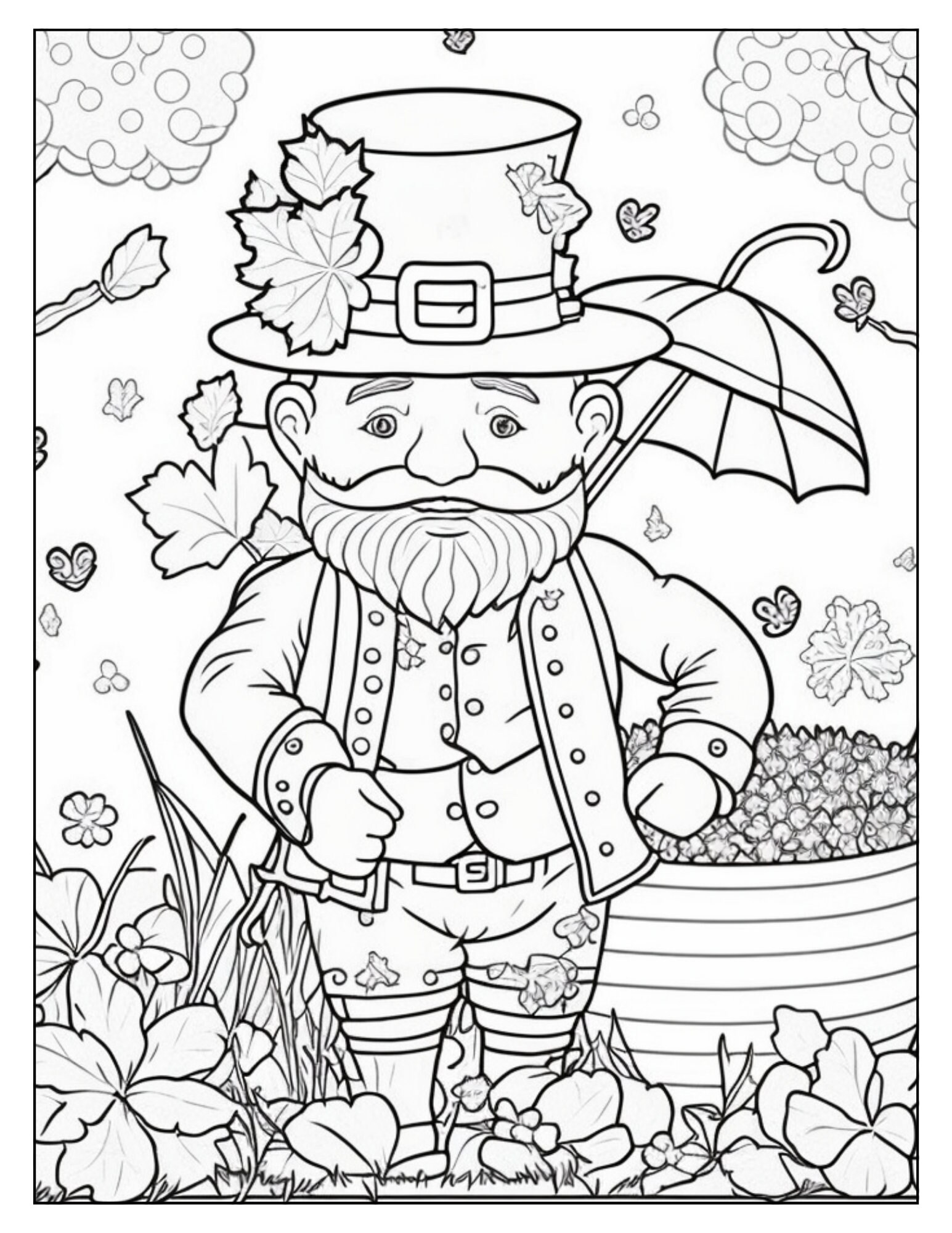 St patricks day coloring pages printable coloring pages st patricks day party activity st patricks day printable