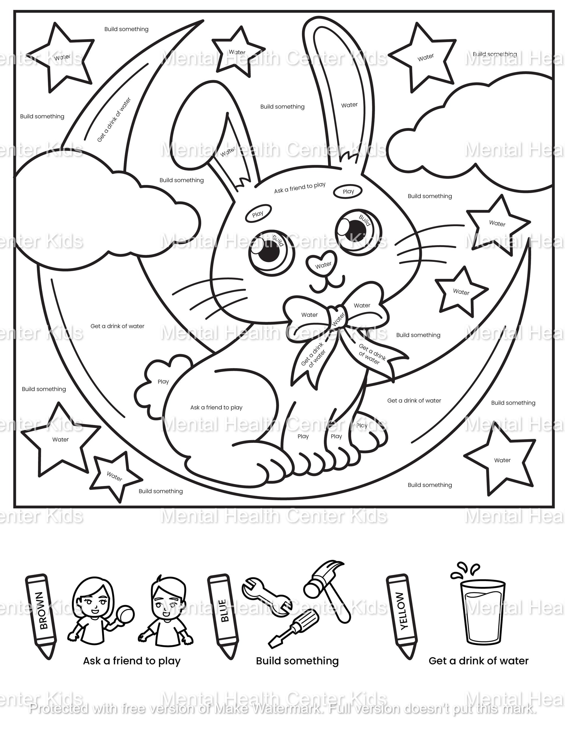 Baby animals coloring pages â mental health center kids