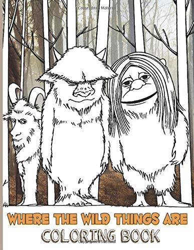 Where the wild things are coloring book perfect gift where the wild things are coloring books for kids and adults awesome collections by cruz butler