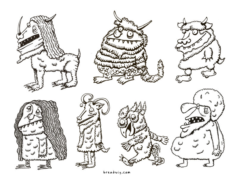 Where the wild things are tribute art